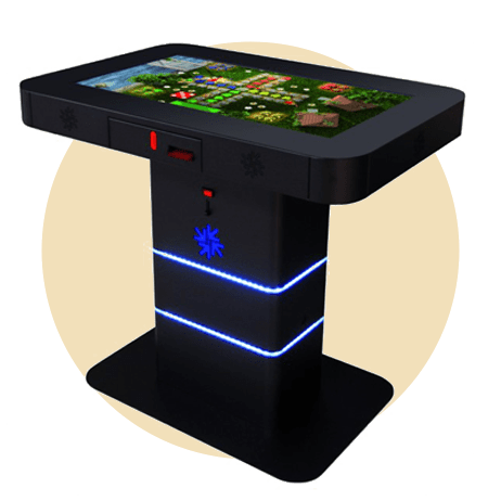 Spieltisch Fun4Four in schwarz